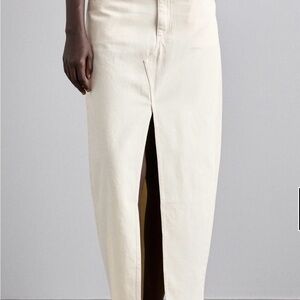 Rah and Bone Avery Maxi skirt in Ecru